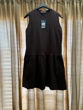 Universal Thread Brown Crewneck Tee dress